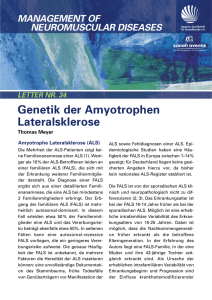 Genetik der Amyotrophen Lateralsklerose