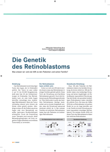 Die Genetik des Retinoblastoms