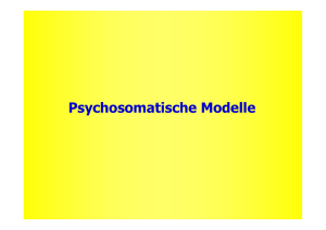 Psychosomatische Modelle / Konzepte