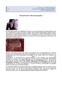 Brustultraschall - Mammasonographie - dr