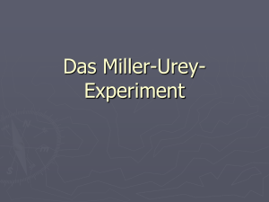 Das Miller-Urey