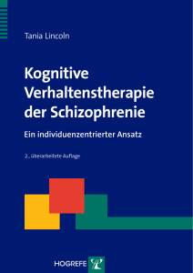 Kognitive Verhaltenstherapie der Schizophrenie