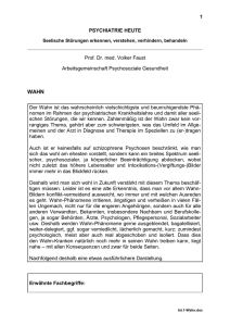 Wahn (PDF | 291KB) - Psychosoziale Gesundheit