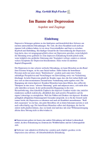 Im Banne der Depression - Integrative Gestalttherapie