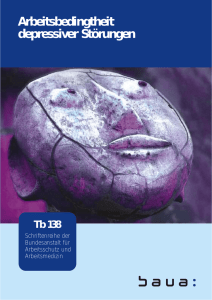 Tagungsbericht Tb 138 Arbeitsbedingtheit depressiver Störungen