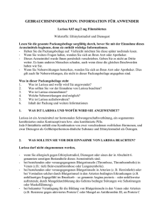 Larissa Gebrauchsinformation zum im PDF-Format