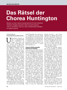 Das Rätsel der Chorea Huntington