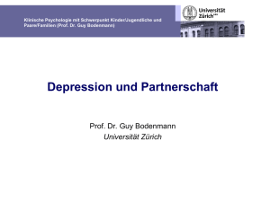 Depression und Partnerschaft