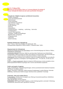 script psychot I - Klinische Psychologie Mainz