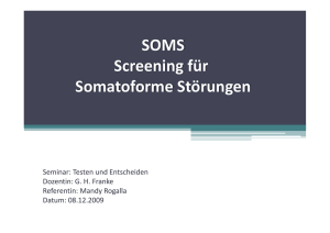 SOMS Screening für Somatoforme Störungen - Franke