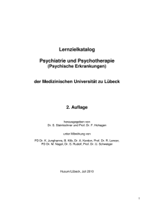 Psychiatrie - Universität zu Lübeck