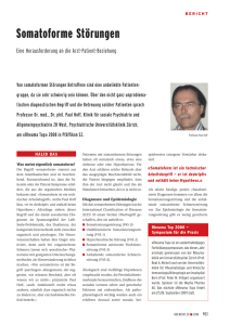 Somatoforme Störungen - Rosenfluh Publikationen AG