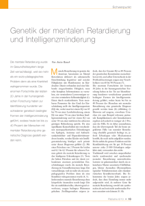 Genetik der mentalen Retardierung und Intelligenzminderung