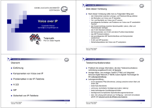 Voice over IP Voice over IP