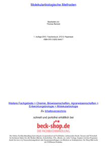 Molekularbiologische Methoden - ReadingSample - beck