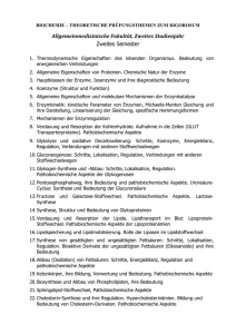 Theoretische Prüfungsthemen zum Rigorosum 2015/16