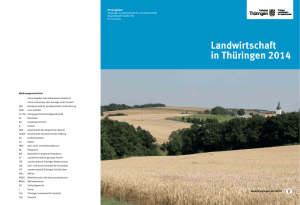 Landwirtschaft in Thüringen 2014 - Thüringer Landesanstalt für