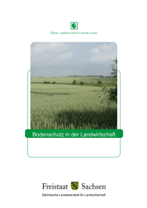 Bodenschutz in der Landwirtschaft - Publikationen