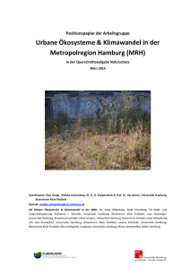 Urbane Ökosysteme & Klimawandel in der - Klimzug-Nord