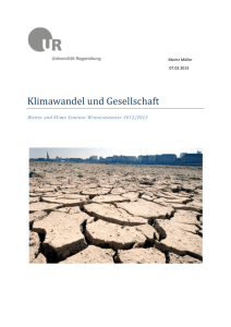 Klimawandel und Gesellschaft