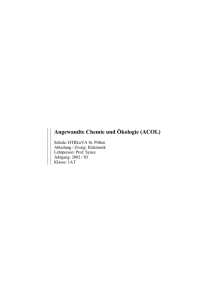 Angewandte Chemie und Ökologie (ACOL)