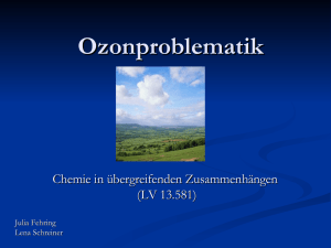 Ozonproblematik