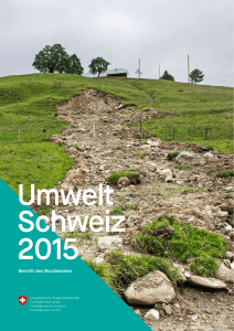 Umwelt Schweiz 2015 - BAFU