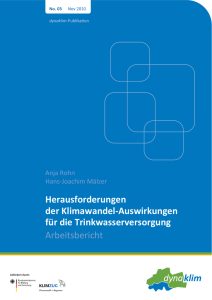 Herausforderungen der Klimawandel