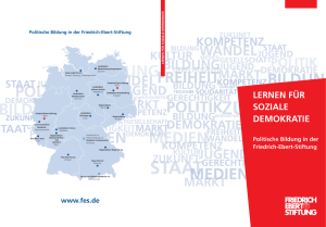 Lernen für soziale Demokratie - Politische Bildung in der Friedrich