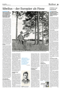 Sibelius – der Europäer als Finne