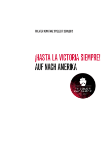 ¡Hasta la victoria siempre! auf nacH amerika - see