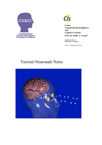 Tutorial-Neuronale Netze