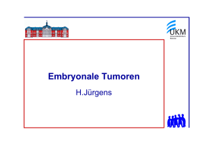 Embryonale Tumoren
