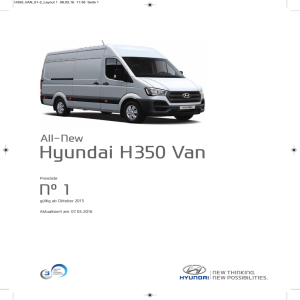 Hyundai H350 Van