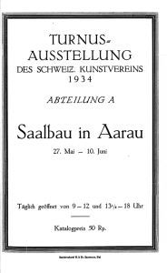 Turnus-Ausstellung des schweiz. Kunstvereins 1934, Abteilung A
