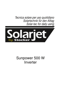 Sunpower 500 W Inverter