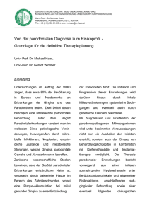 Diagnostik-Therapiekonzept