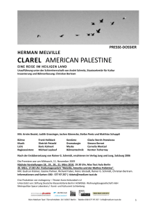 clarel american palestine - Mahagonny