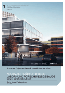Juryberichteth ETH D-BSSE Neubau Büro