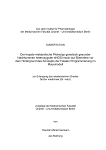 Der hepato-metabolische Phänotyp genetisch gesunder