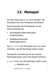 13. Monopol