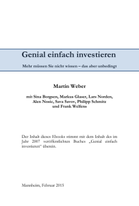 Genial einfach investieren