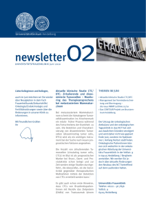 newsletter02 - UniversitätsKlinikum Heidelberg