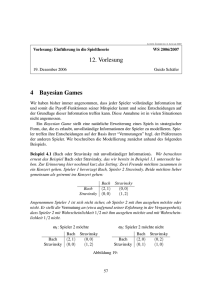 12. Vorlesung 4 Bayesian Games