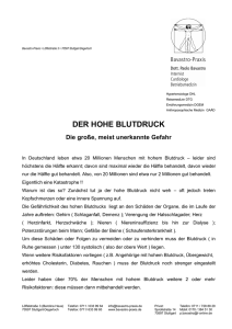 DER HOHE BLUTDRUCK - Bavastro