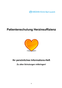 Patientenschulung Herzinsuffizienz