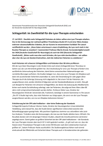 Pressemitteilung zum