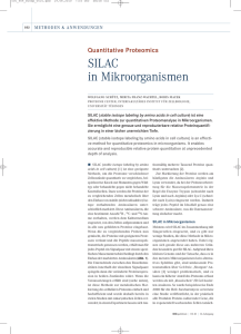 SILAC in Mikroorganismen
