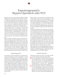 Bypass-Operation oder PCI?