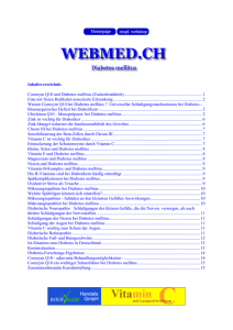 Coenzym Q10 und Diabetes mellitus